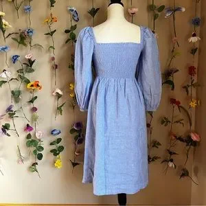 J. Crew | Dresses | J Crew Linen Daydream Dress French Blue Small Petite Nwt | Poshmark J. Crew | Dresses | J Crew Linen Daydream Dress French Blue Small Petite Nwt | Poshmark